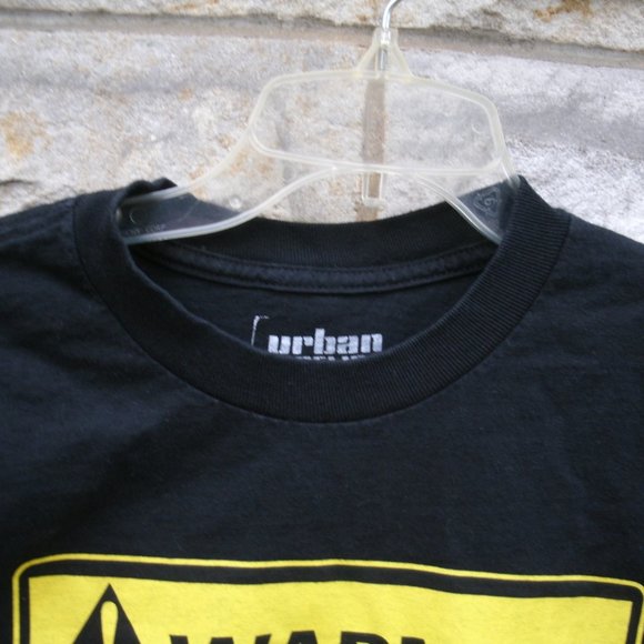 Funny Warning Sign T-Shirt Size M - Picture 4 of 8